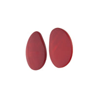 RED GLOSSED TEARDROP SHLL STUD Earrings - link has visual effect only