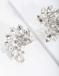 Diamante Marquise Stud Earrings - link has visual effect only