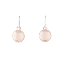 Rose Gold Mini Ball Drop Earrings - link has visual effect only