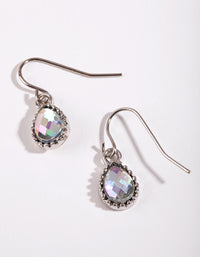 Petrol Effect Teardrop Earrings - link has visual effect only