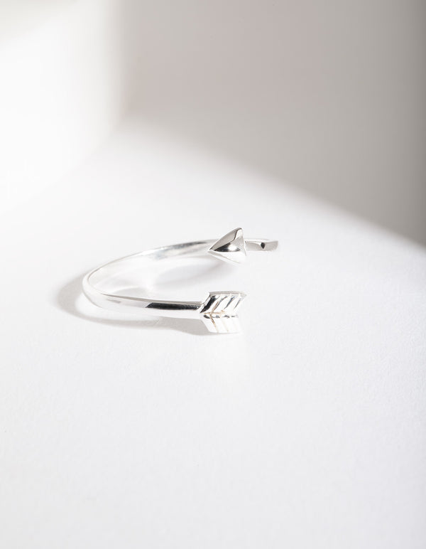 Sterling Silver Arrow Wrap Ring