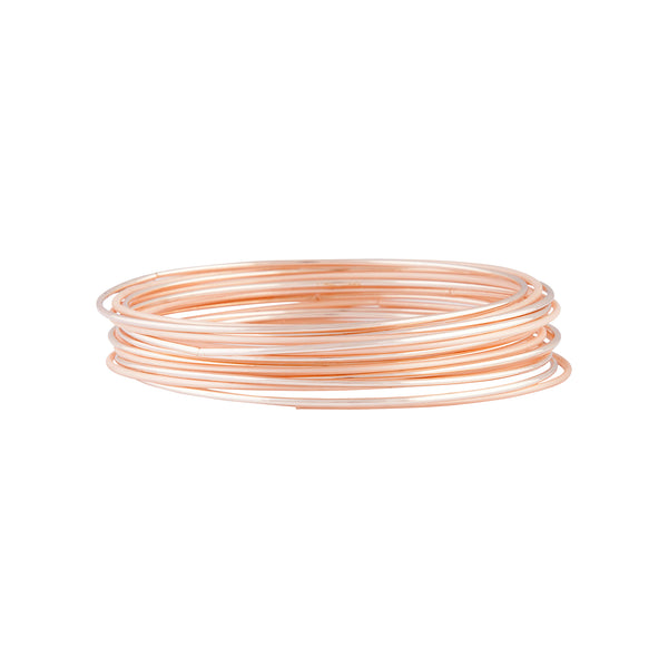 Rose Gold Shiny & Matt Bangle Pack