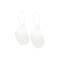 Silver Sandblast Disc Drop Earrings - link has visual effect only