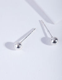 Sterling Silver Mini Ball Stud Earrings - link has visual effect only