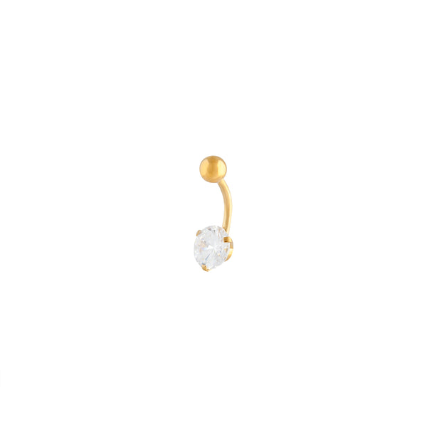 Gold Stone Claw Belly Bar