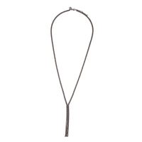 Gunmetal Chain Y Neck Necklace - link has visual effect only