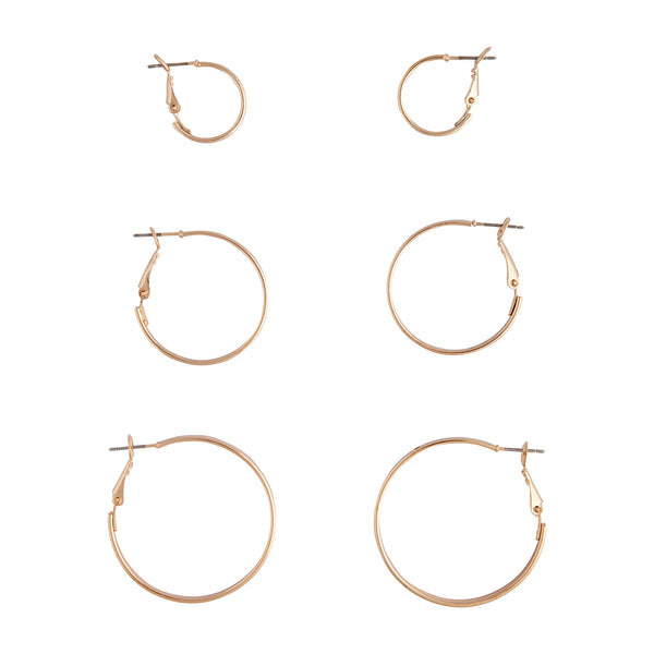 Gold Flat Sleeper Hoop Pack