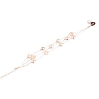 Rose Gold Mix Bead Cat Eye Chain Bracelet - link has visual effect only