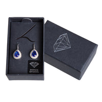 Sapphire Teardrop Earrings - link has visual effect only