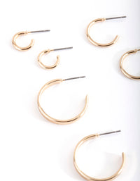 Gold Sleeper Earring 6-Pack - link has visual effect only