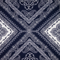 Square Blue White Bandana Hair Scarf - link has visual effect only