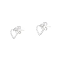 Kids Stud Rope Heart Earrings - link has visual effect only