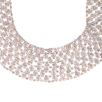 Rose Gold Diamante Collar Necklace - link has visual effect only