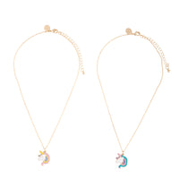 Kids Tear and Share Unicorn Head Necklace Set - link has visual effect only