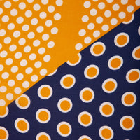 Square Mustard Dot Bandana Hair Scarf - link has visual effect only