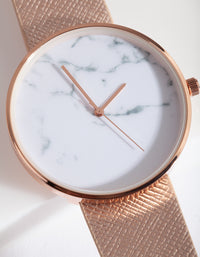 Rose Gold Metallic Watch - link has visual effect only