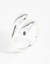 Silver Wrap Around Ring - link has visual effect only