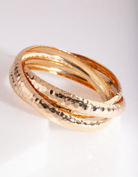 Gold Multi Bangle - link has visual effect only