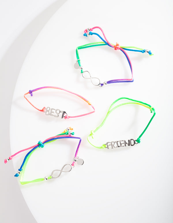 Kids Neon Best Friends Bracelet Pack