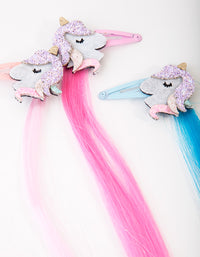 Kids Fabric Unicorn Clip - link has visual effect only