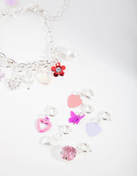 Kids Silver Make Your Own Charm Bracelet - link has visual effect only