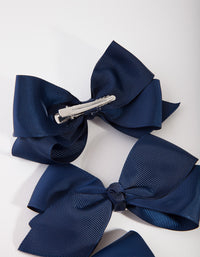 Kids Fabric Small Navy Bow Pack - link has visual effect only