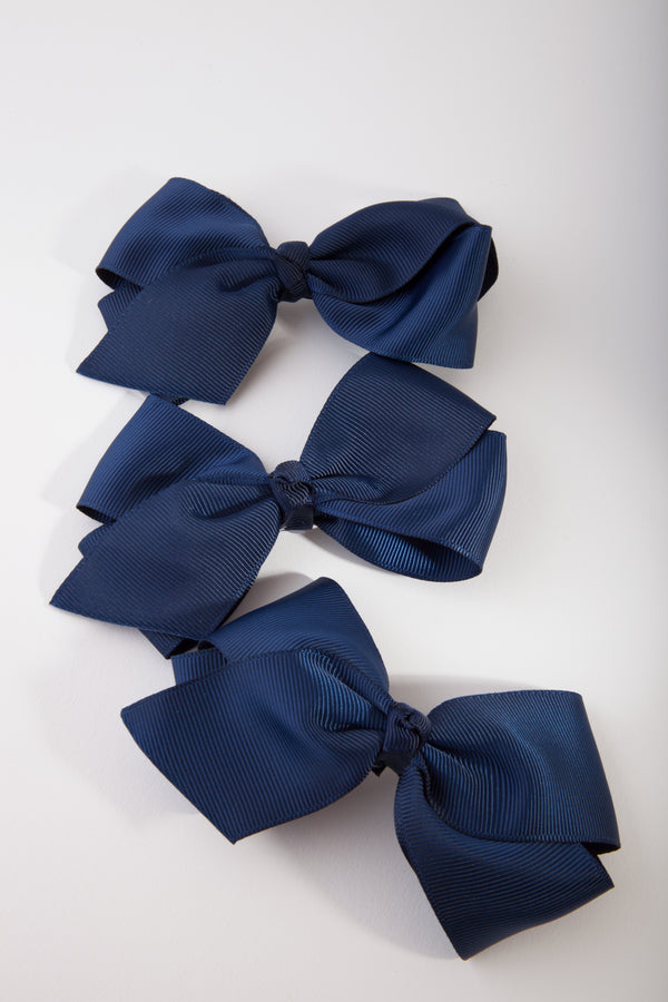 Kids Fabric Small Navy Bow Pack