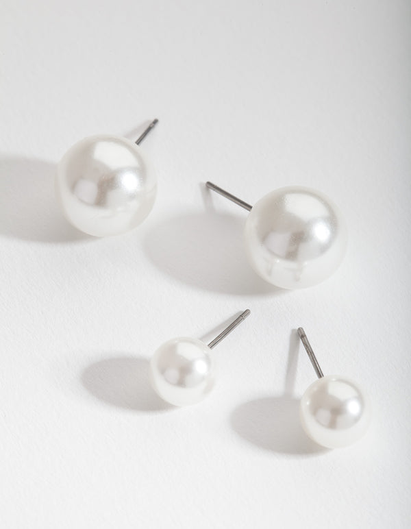 Pearl Stud Earring Pack