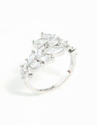 Cubic Zirconia Navette Wrap Ring - link has visual effect only