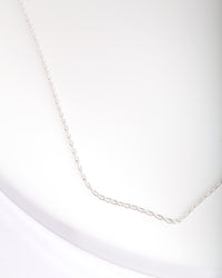 Sterling Silver Twisted Necklace - link has visual effect only