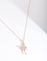 Rose Gold Dancer Necklace - link has visual effect only