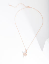 Rose Gold Dancer Necklace - link has visual effect only