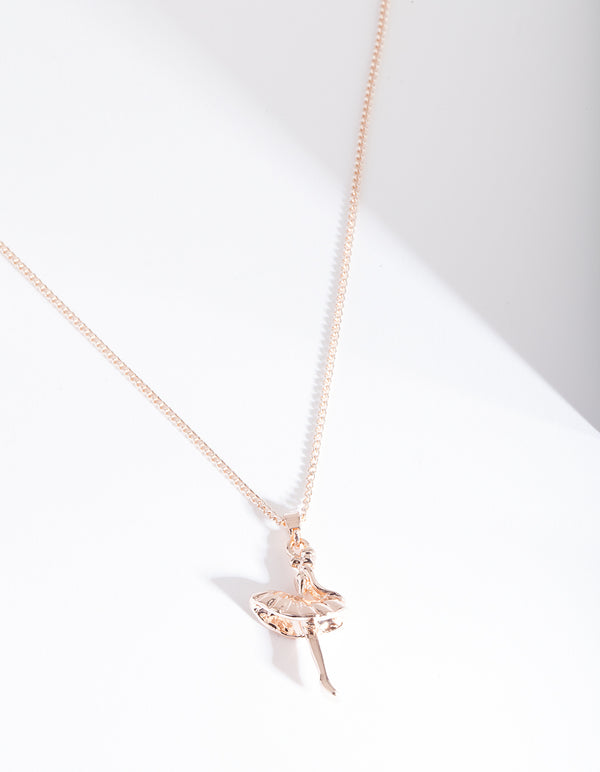 Rose Gold Dancer Necklace