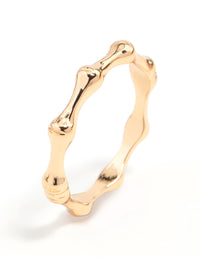 Gold Bamboo Ring - link has visual effect only