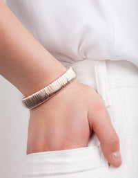 Rose Gold Wire Cuff Bracelet - link has visual effect only