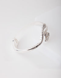 Antique Silver Snake Bangle - link has visual effect only