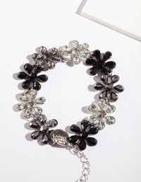 Black Diamante Daisy Bracelet - link has visual effect only