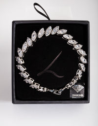 Marquise Cubic Zircona Bracelet - link has visual effect only