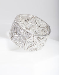 Diamante Filigree Stretch Bracelet - link has visual effect only