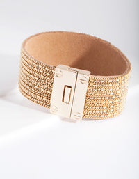 Gold Chain Wrap Bracelet - link has visual effect only