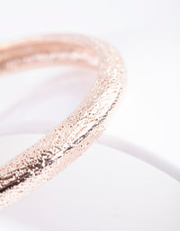 Rose Gold Needlepoint Bangle - link has visual effect only