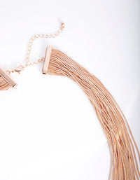 Rose Gold Drape Cutchain Necklace - link has visual effect only