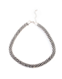 Diamante Tube Necklace - link has visual effect only