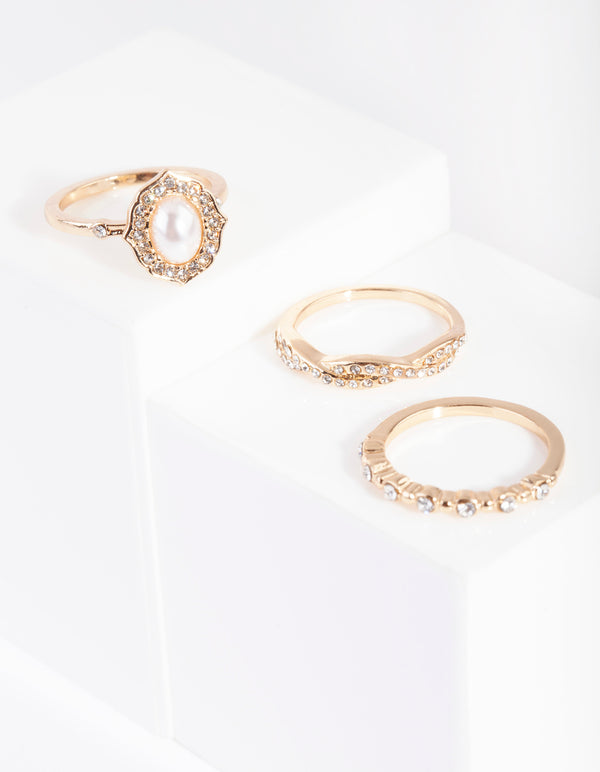 Gold Classic Engagement Ring Pack