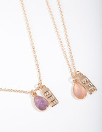 Kids Multi Semi-Precious Necklace Pack - link has visual effect only