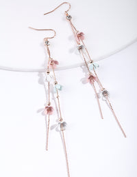 Mixed Pastel Flower Earrings - link has visual effect only