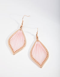 Gold Blush Harp Drop Earrings - link has visual effect only