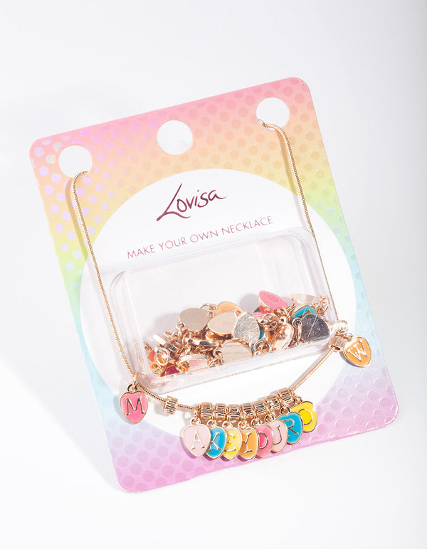 Kids Rainbow Charm Necklace Pack