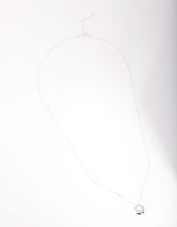 Sterling Silver Open Circle Necklace - link has visual effect only