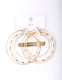 Gold Plated Hoop Pack - link has visual effect only